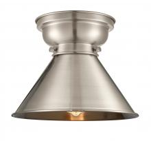 Innovations Lighting 623-1F-SN-M10-SN-LED - Briarcliff - 1 Light - 10 inch - Brushed Satin Nickel - Flush Mount