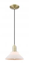 Innovations Lighting 716-1P-AB-G131 - Orwell - 1 Light - 8 inch - Antique Brass - Cord hung - Mini Pendant