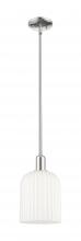 Innovations Lighting 716-1S-PN-G559-8GWH - Bridal Veil - 1 Light - 8 inch - Polished Nickel - Mini Pendant