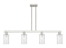 Innovations Lighting 716-4I-SN-G802 - Clymer - 4 Light - 47 inch - Brushed Satin Nickel - Stem hung - Island Light