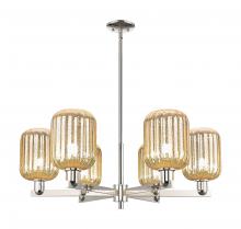 Innovations Lighting 716-6CR-PN-G460-7ME - Preston - 6 Light - 24 inch - Polished Nickel - Chandelier