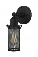  900-1W-BK-CE219-BK - Quincy Hall - 1 Light - 5 inch - Matte Black - Sconce