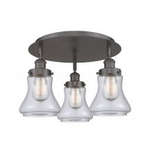  916-3C-OB-G192 - Bellmont - 3 Light - 18 inch - Oil Rubbed Bronze - Flush Mount