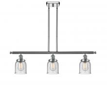  916-3I-PC-G54-LED - Bell - 3 Light - 36 inch - Polished Chrome - Stem Hung - Island Light