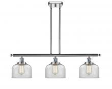  916-3I-PC-G72-LED - Bell - 3 Light - 36 inch - Polished Chrome - Stem Hung - Island Light