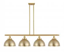  916-4I-SG-MFD-10-SG-LED - Derby - 4 Light - 48 inch - Satin Gold - Stem Hung - Island Light