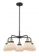  916-5CR-BAB-G171 - Fulton - 5 Light - 26 inch - Black Antique Brass - Chandelier