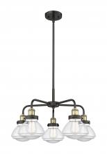  916-5CR-BAB-G322 - Olean - 5 Light - 25 inch - Black Antique Brass - Chandelier