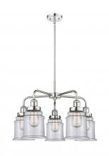  916-5CR-PC-G182 - Canton - 5 Light - 25 inch - Polished Chrome - Chandelier