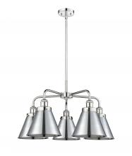  916-5CR-PC-M13-PC - Appalachian - 5 Light - 27 inch - Polished Chrome - Chandelier