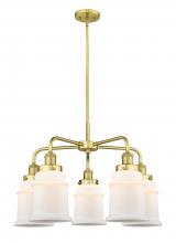  916-5CR-SG-G181 - Canton - 5 Light - 25 inch - Satin Gold - Chandelier