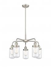  916-5CR-SN-G312 - Dover - 5 Light - 23 inch - Satin Nickel - Chandelier