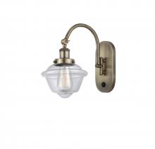  918-1W-AB-G532 - Oxford - 1 Light - 8 inch - Antique Brass - Sconce