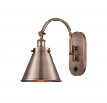  918-1W-AC-M13-AC-LED - Appalachian - 1 Light - 8 inch - Antique Copper - Sconce