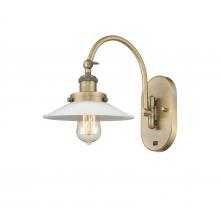  918-1W-BB-G1 - Halophane - 1 Light - 9 inch - Brushed Brass - Sconce