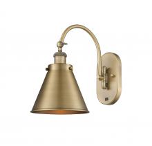  918-1W-BB-M13-BB-LED - Appalachian - 1 Light - 8 inch - Brushed Brass - Sconce