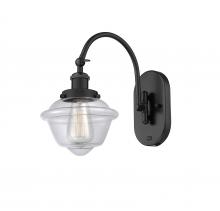  918-1W-BK-G532 - Oxford - 1 Light - 8 inch - Matte Black - Sconce