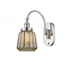  918-1W-PN-G146-LED - Chatham - 1 Light - 7 inch - Polished Nickel - Sconce