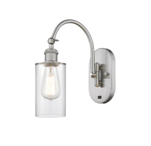 Innovations Lighting 918-1W-SN-G802 - Clymer - 1 Light - 4 inch - Brushed Satin Nickel - Sconce