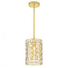  1026P7-1-193 - Belinda 1 Light Pendant With Champagne Finish