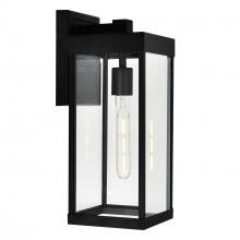  1695W7-1-101 - Windsor 1 Light Black Outdoor Wall Light