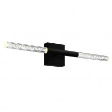  1703W26-101 - Dragonswatch Integrated LED Black Vanity Light