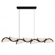  1715P54-7-101 - Moon Integrated LED Black Chandelier