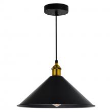  9605P12-1-101-B - Brave 1 Light Black Mini Pendant