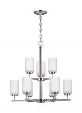 Generation Lighting 31162EN3-962 - Oslo Nine Light Chandelier