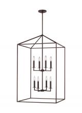  5315008EN-710 - Perryton transitional 8-light LED indoor dimmable extra large ceiling pendant hanging chandelier lig