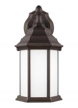  8338751EN3-71 - Sevier traditional 1-light LED outdoor exterior small downlight outdoor wall lantern sconce in antiq