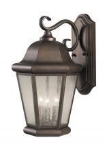  OL5902EN/CB - Martinsville traditional 3-light LED outdoor exterior large wall lantern sconce in corinthian bronze