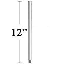  DR512-TCL - 12" Down Rod in Textured Coal