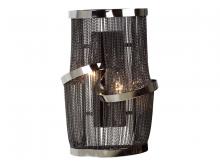  HF1404-BLK - Mullholand Drive Collection Black Chain Wall Sconce