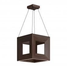  PD32912-WT - Morina 12-in Walnut LED Pendant