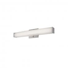  VL3224-BN - Modern LED Vanity with Rectangular Shaped Patterned Glass