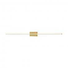  WS18248-BG - Vega Minor 48-in Brushed Gold LED Wall Sconce