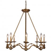  H6122-8GD - 8-light Rosina Chandelier