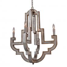  H8107-4 - Jamelia  4-light small chandelier