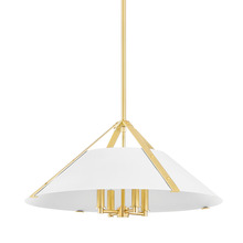  6726-AGB/SWH - 4 LIGHT PENDANT