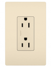  885TRLACC8 - radiant? Tamper-Resistant Outlet, Light Almond