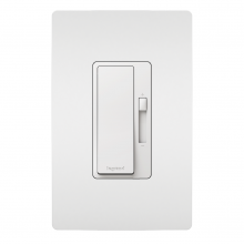  RHL153PWPW - radiant® LED Advanced 150W Single Pole/3-Way Dimmer with Wall Plate, White