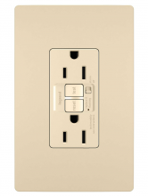  1597TRAI - radiant® Tamper-Resistant 15A Duplex Self-Test GFCI Receptacles with Audible Alarm and SafeLock® Pro