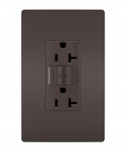  2097 - radiant? 20A Duplex Self-Test GFCI Receptacles with SafeLock? Protection, Brown