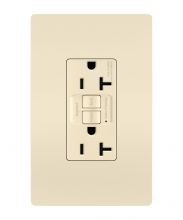  2097TRLACCD4 - radiant? Tamper-Resistant 20A Duplex Self-Test GFCI Receptacle with SafeLock? Protection, Light