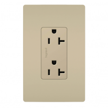  885TR20SI - radiant? 20A 125V Tamper-Resistant Outlet, Ivory