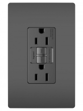  1597BK - radiant? 15A Duplex Self-Test GFCI Receptacles with SafeLock? Protection, Black