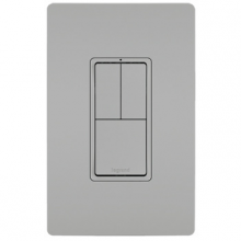  RCD113GRYCC6 - radiant? Two Single-Pole Switches and Single Pole/3-Way Switch, Gray