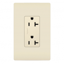  885TR20SLA - radiant? 20A 125V Tamper-Resistant Outlet, Light Almond