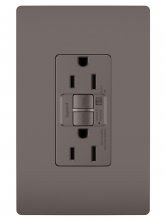  1597TRCCD4 - radiant? Tamper-Resistant 15A Duplex Self-Test GFCI Receptacles with SafeLock? Protection, Brown